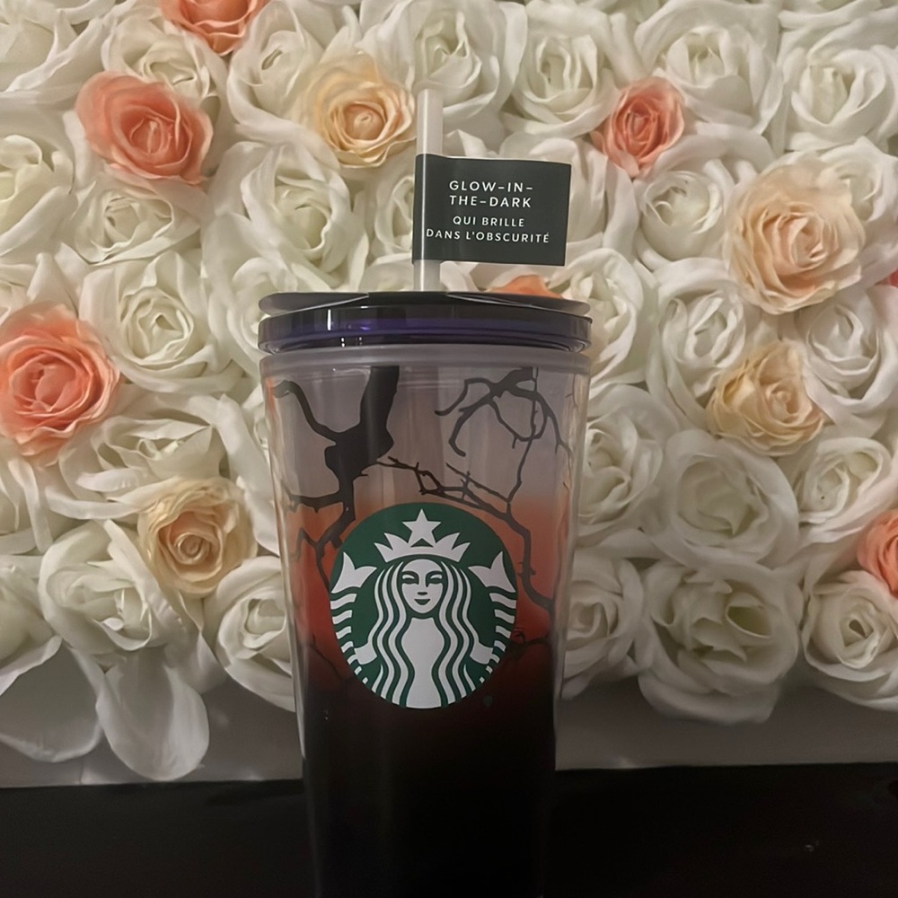 Glow-in-the-dark Starbucks cup
